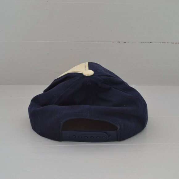 Disney Mickey Mouse Retro Embroider Baseball Hat Cap Adjustable Navy and Tan - Picture 3 of 7